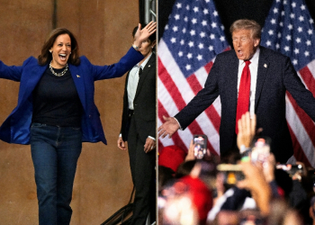 Kamala Harris and Donald Trump will make a final blitz of the US swing states / ©AFP