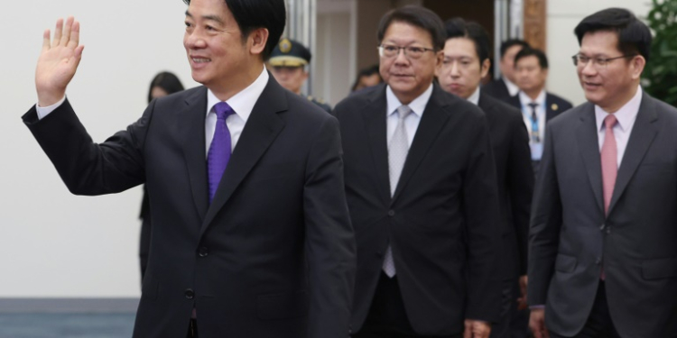 Taiwan's President Lai Ching-te has been an outspoken defender of Taiwan's sovereignty, with Beijing calling him a "separatist". ©AFP