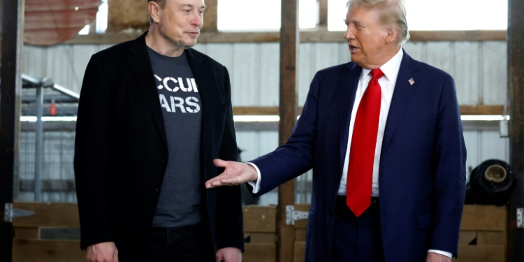 Elon Musk campaigned for Trump and devoted over $100 million to his election effort. ©AFP