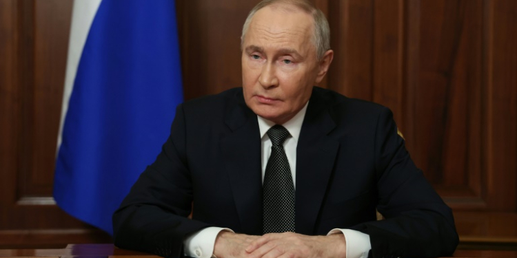 Vladimir Putin warned that the Kremlin had the right to strike countries supplying Ukraine with weapons used to hit targets inside Russia. ©AFP