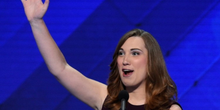 Delaware state senator Sarah McBride won the state's only seat in the US House of Representatives. ©AFP