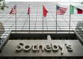 The headquarters of the auction house Sotheby's in New York as seen on June 17, 2019 . ©AFP