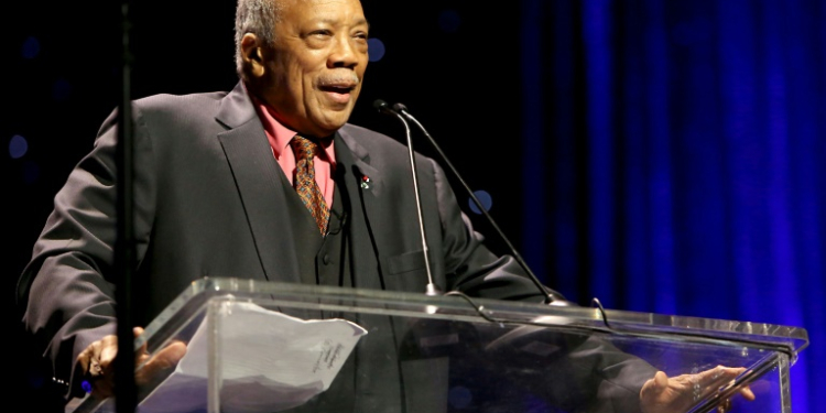 Trail-blazing musician, composer and producer Quincy Jones won virtually every major achievement award, including 28 Grammys. ©AFP