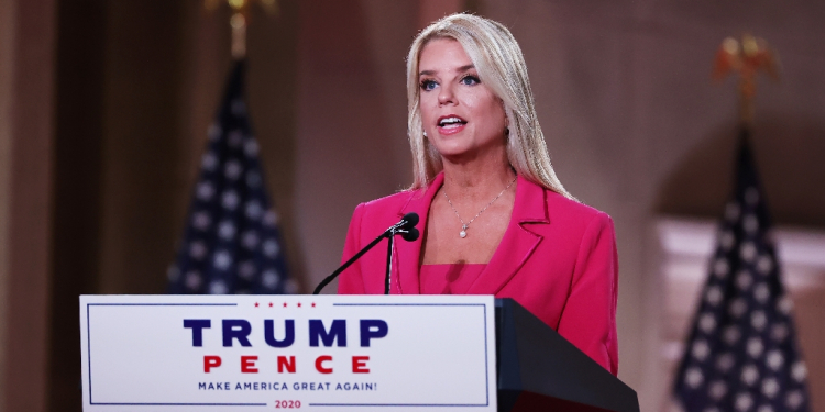 Pam Bondi, Donald Trump's nominee to serve as attorney general, speaks at the Republican National Convention in 2020 / ©AFP