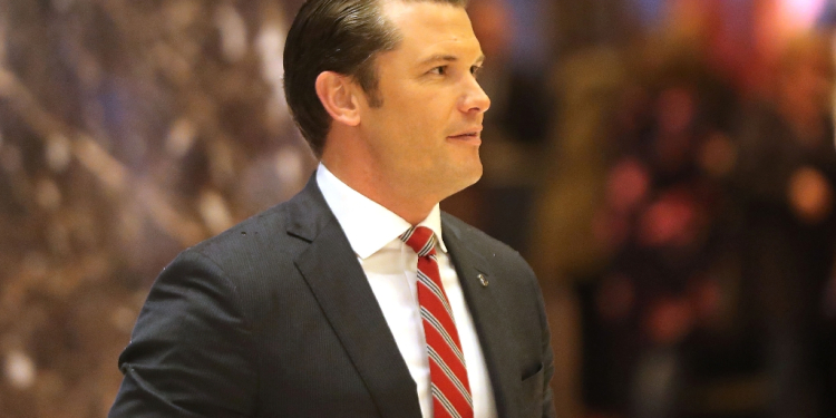 Pete Hegseth, pictured at Trump Tower in 2016, has been nominated to lead the Pentagon / ©AFP