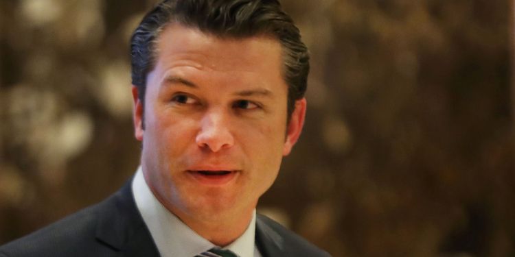 Fox News co-host Pete Hegseth, pictured at Trump Tower in New York in 2016, has been nominatd to lead the Pentagon / ©AFP