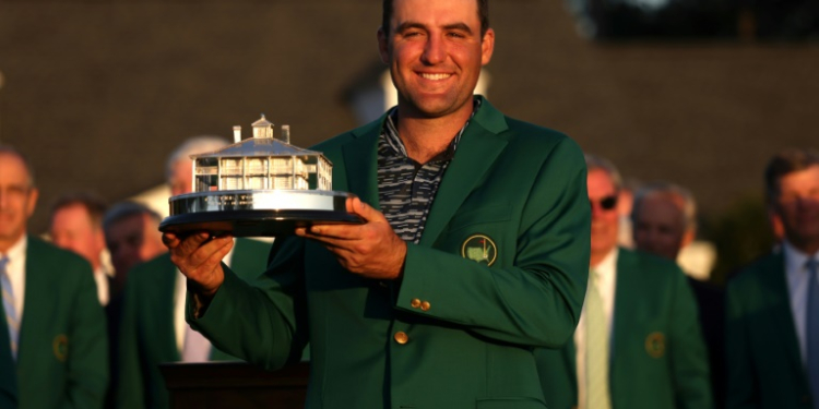 Scottie Scheffler won his second Masters green jacket as well as Paris Olympic gold this season. ©AFP