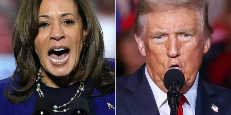 Kamala Harris and Donald Trump are barnstorming the US swing states as Election Day looms, holding dueling rallies Friday in Milwaukee / ©AFP