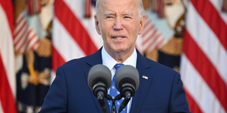 US President Joe Biden, speaking in the Rose Garden of the White House, said the truce will come into effect early Wednesday / ©AFP