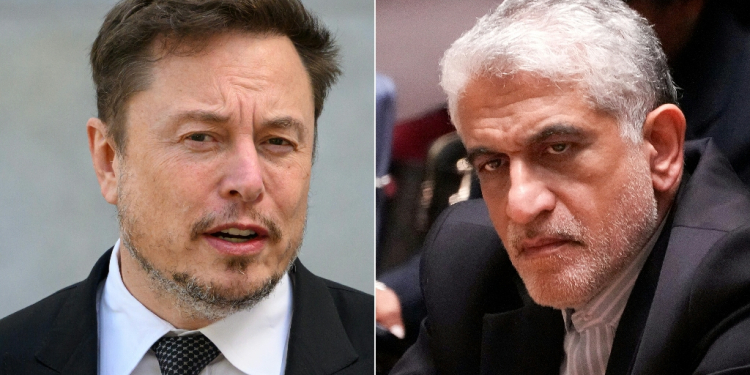 Elon Musk, a close ally of President-elect Donald Trump, reportedly met with Iran's ambassador to the United Nations, Amir Saeid Iravani / ©AFP