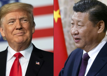 US president-elect Donald Trump, left, has vowed to impose strict trade measures against China, but boasts that he has a good relationship with Chinese leader Xi Jinping, right. ©AFP