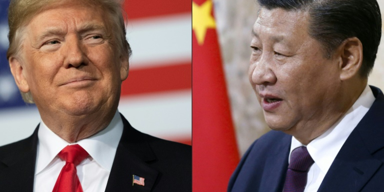 US president-elect Donald Trump, left, has vowed to impose strict trade measures against China, but boasts that he has a good relationship with Chinese leader Xi Jinping, right. ©AFP