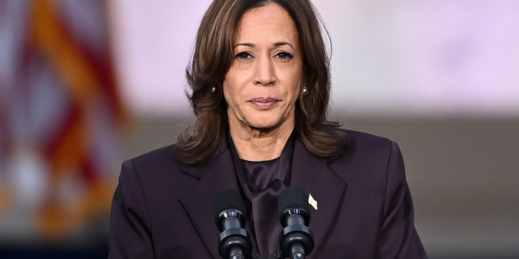 Democratic presidential candidate Kamala Harris gave her concession speech at Howard University in Washington -- in the end, women did not support her as much as she needed them to / ©AFP