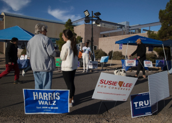 The cost of living was high on the list of priorities for people voting in Las Vegas on Tuesday / ©AFP