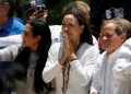 Venezuelan opposition leader Maria Corina Machado was blocked from running in the July election. ©AFP