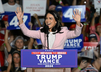 Former US Representative Tulsi Gabbard defies simple party categorization -- a war veteran who denounces war, a Democrat turned Republican, a vegan climate activist who denounces liberal values, and an establishment skeptic sent to lead part of it / ©AFP