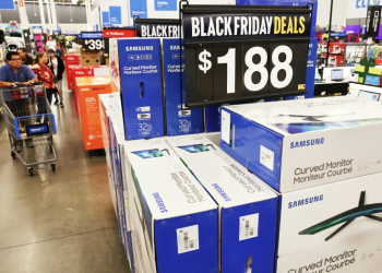 US retailers have been unveiling discounts ahead of the annual 'Black Friday' promotions, the day after Thanksgiving. ©AFP