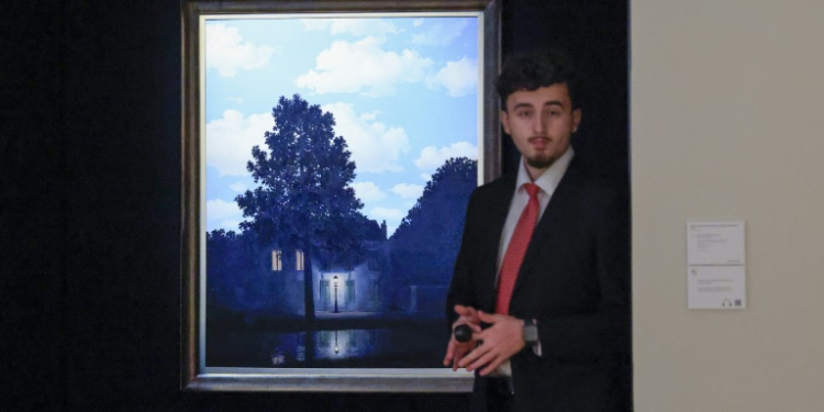 Rene Magritte's 'Empire of Light' will go under the hammer at Christie's in New York. ©AFP