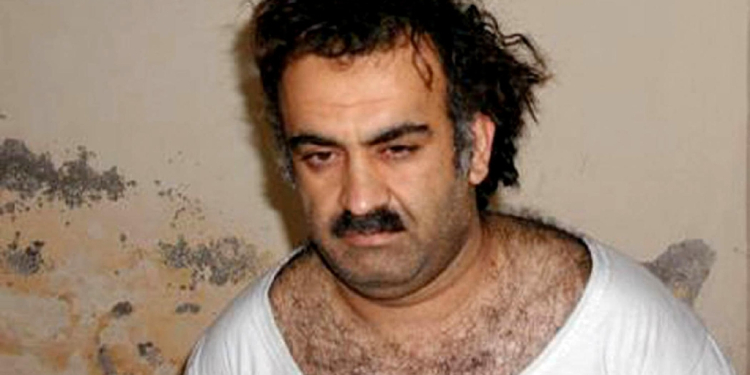 Khalid Sheikh Mohammed,  seen here shortly after his 2003 capture, has said he planned the September 11 attacks 'from A-Z' / ©AFP