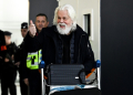 Freed anti-whaling activist Paul Watson was released after Denmark refused the Japanese extradition request over a 2010 clash with whalers. ©AFP