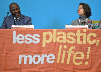 The draft deal in Busan -- which negotiators failed to agree on -- describes plastic pollution as a 'serious environmental and human health problem'. ©AFP