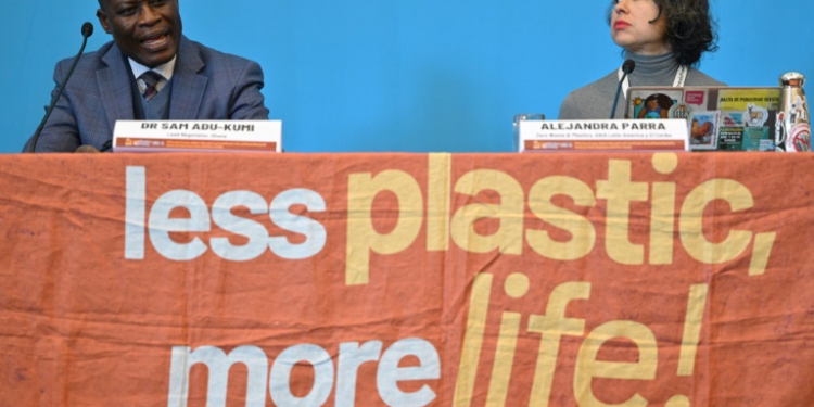 The draft deal in Busan -- which negotiators failed to agree on -- describes plastic pollution as a 'serious environmental and human health problem'. ©AFP