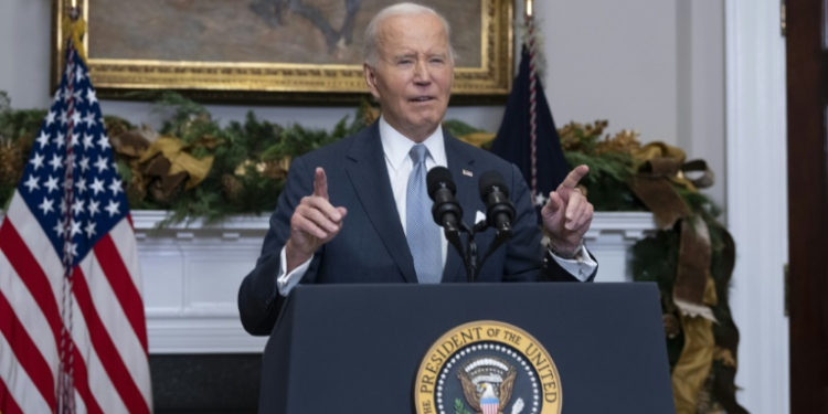 US President Joe Biden called the fall of Bashar al-Assad a 'historic opportunity for the long-suffering' Syrian population. ©AFP