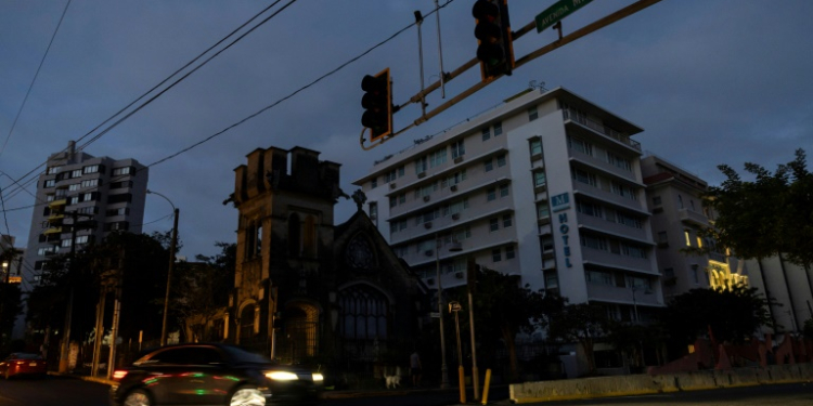 Puerto Rico was hit by a major blackout on New Year's Eve, and the cause remains under investigation. ©AFP