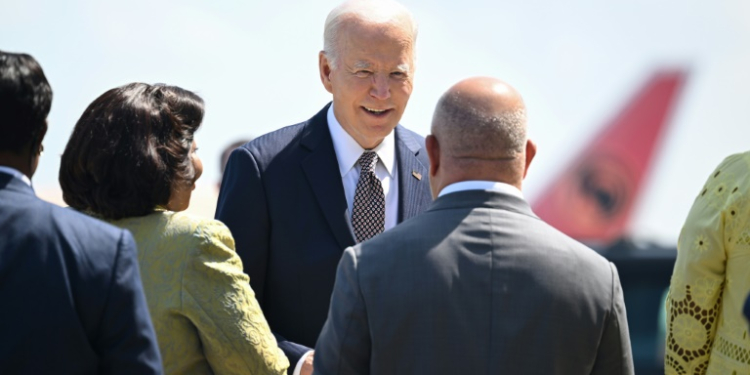 Joe Biden is the first US president to travel to Angola. ©AFP