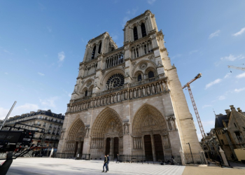 Notre-Dame has ben restored at a cost of 700 million euros in five years . ©AFP