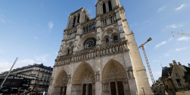 Notre-Dame has ben restored at a cost of 700 million euros in five years . ©AFP