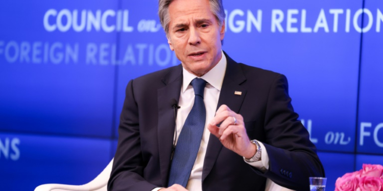 US Secretary of State Antony Blinken declined to predict success after repeated disappointments in his government's efforts to end the war. ©AFP