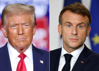 Trump and Macron have had an up and down relationship / ©AFP