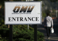 California's Department of Motor Vehicles (DMV) is responsible for licensing vehicles in the state . ©AFP