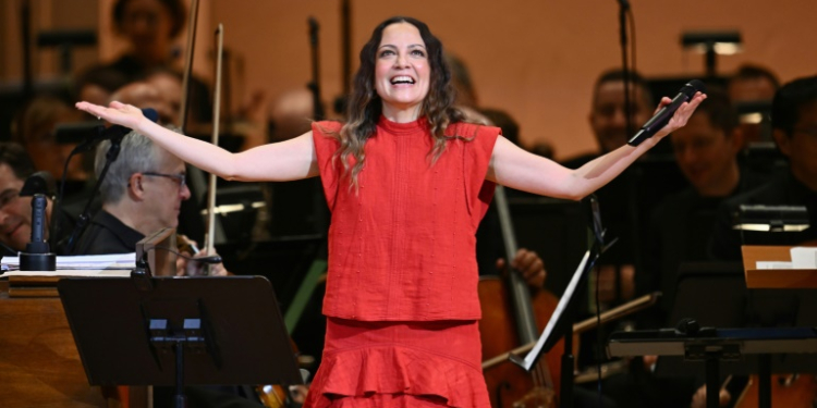 Mexican singer-songwriter Natalia Lafourcade performs at Carnegie Hall in October 2024. ©AFP