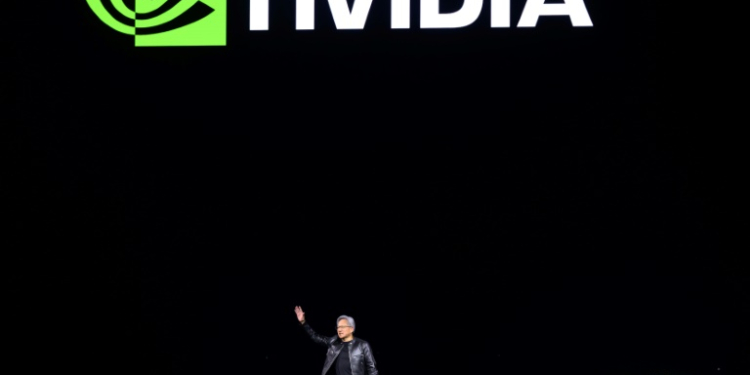 China and the United States have in recent weeks clashed over exports of key chipmaking technology, where Nvidia is a major player. ©AFP