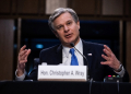 FBI Director Christopher Wray announced plans to resign in January / ©AFP