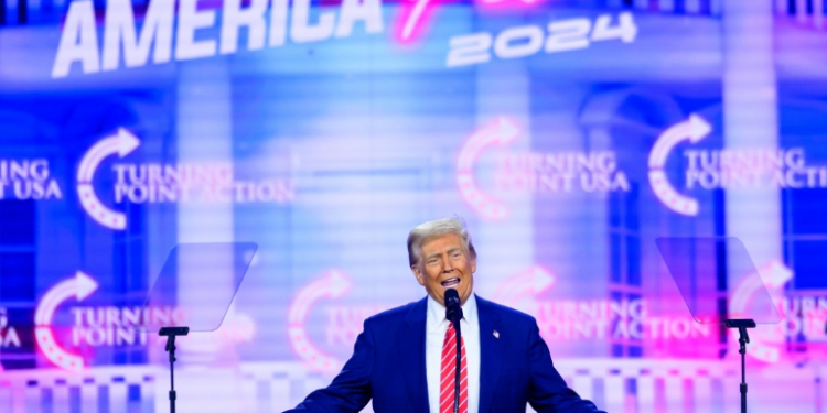 President-elect Donald Trump once argued for a US ban on TikTok, but has recently expressed support for the popular video sharing platform. ©AFP