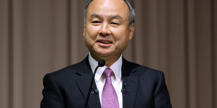 SoftBank chief executive Masayoshi Son, seen in November 2019, will announce his company's US investment from Donald Trump's Mar-a-Lago in Florida / ©AFP