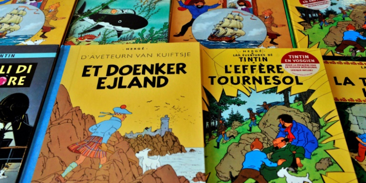 Thousands of artistic works will enter the public domain in the United States on Wednesday as copyrights expire, including Tintin. ©AFP