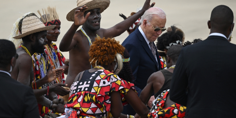 US President Joe Biden is the first US president to travel to Angola / ©AFP