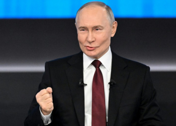 Vladimir Putin's traditional annual question and answer sessions can last hours. ©AFP