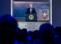 Trump's speech to the World Economic Forum was the most eagerly anticipated event in Davos. ©AFP