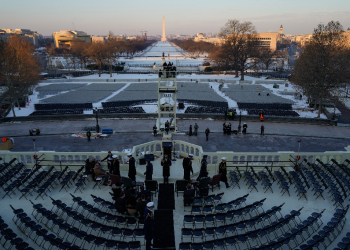 Now inside: A dress rehearsal ahead of the inauguration of US President-elect Donald Trump / ©AFP