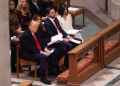 US President Donald Trump (L) attends the National Prayer Service at the Washington National Cathedral on January 21, 2025 / ©AFP