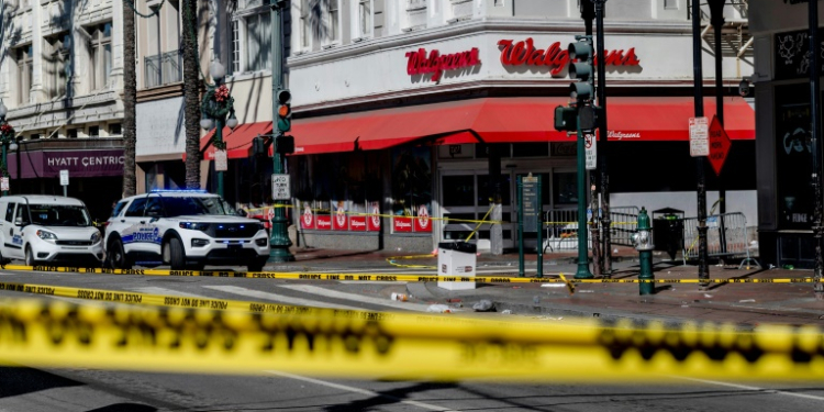 The car-ramming took place in the heart of the French Quarter, a historic district known for its vibrant nightlife. ©AFP