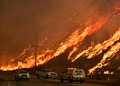 The Hughes Fire exploded north of Los Angeles on January 22, 2024, forcing tens of thousands of people from their homes . ©AFP