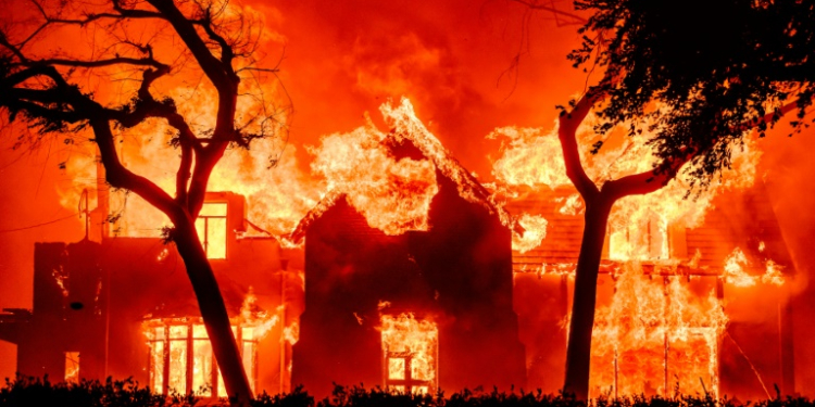 Wildfires have inflicted unprecedented destruction on Los Angeles, America's second largest city. ©AFP