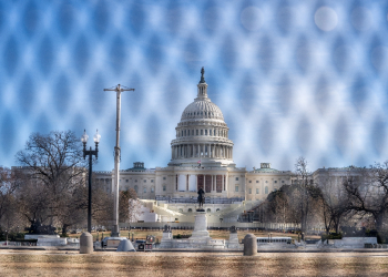 Security fencing has been erected around the US Capitol building ahead of the January 6th, 2025 congressional session to certify results of the 2024 presidential election won by Donald Trump / ©AFP