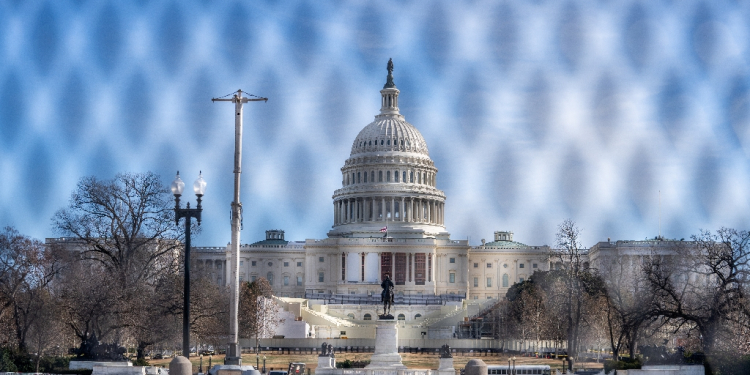 Security fencing has been erected around the US Capitol building ahead of the January 6th, 2025 congressional session to certify results of the 2024 presidential election won by Donald Trump / ©AFP